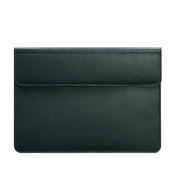 Зеленый чехол-конверт для MacBook 13 на магните BlankNote BN-GC-9-malachite фото