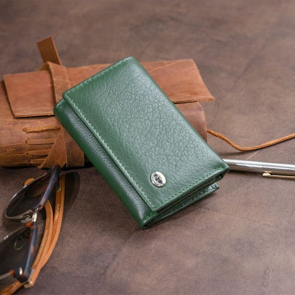 Портмоне з натуральної шкіри зеленого кольору ST Leather SO-19332 SO-19332 фото