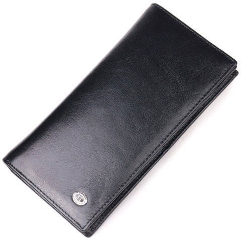 Черный кожаный кошелек-клатч ST Leather SO-19414 SO-19414 фото