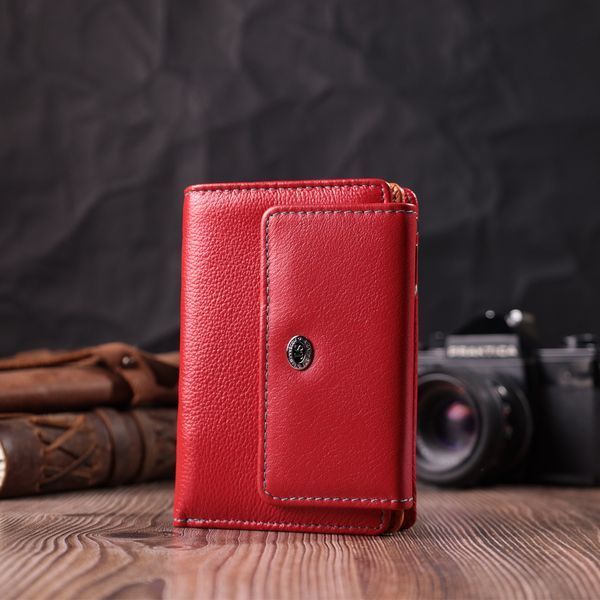 Кожаное портмоне красного цвета ST Leather SO-22503 SO-22503 фото