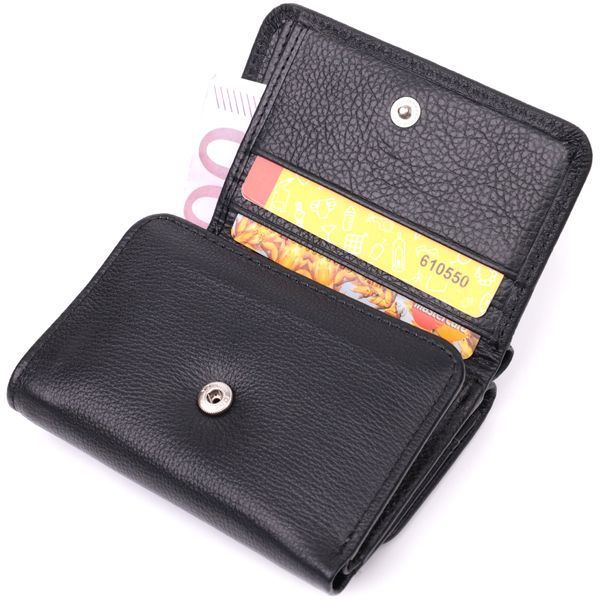 Чорне портмоне з натуральної шкіри ST Leather SO-22506 SO-22506 фото