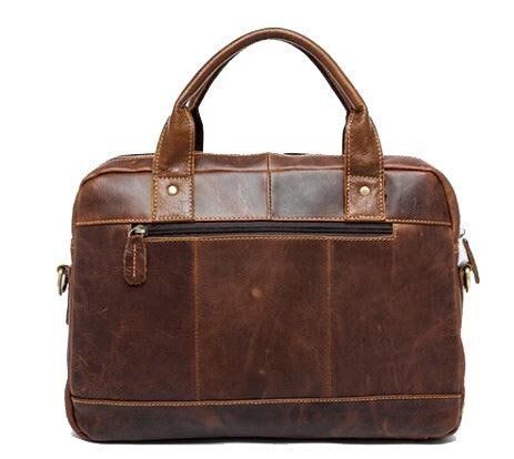 Чоловічий шкіряний портфель Vintage SO-14867 коричневий SO-14867 фото