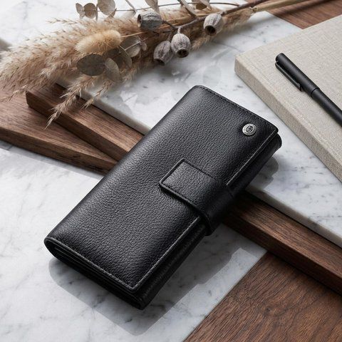 Чорний гаманець-клатч з натуральної шкіри ST Leather SO-22548 SO-22548 фото