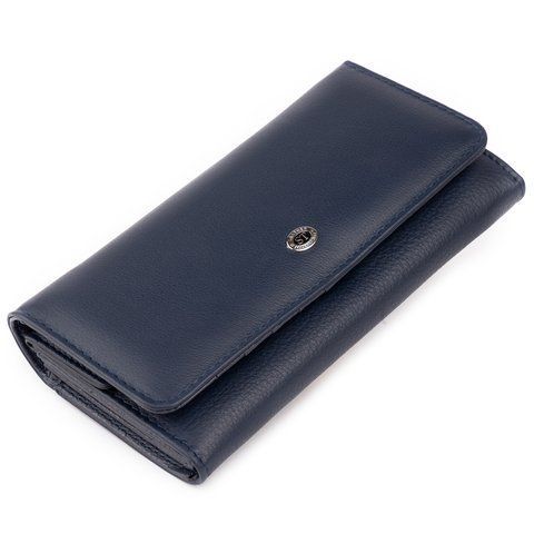 Синій гаманець-клатч з натуральної шкіри ST Leather SO-19291 SO-19291 фото