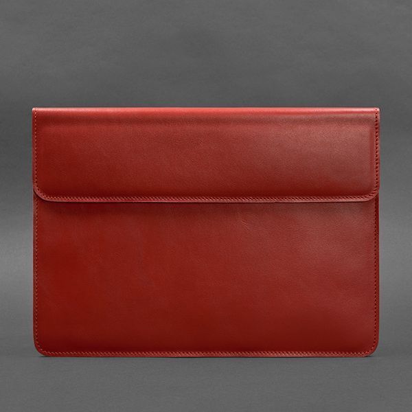 Красный кожаный чехол-конверт для MacBook 13 BlankNote BN-GC-9-red фото