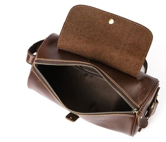 Мужская кожаная сумка-кросс-боди Vintage SO-14694 коричневая SO-14694 фото
