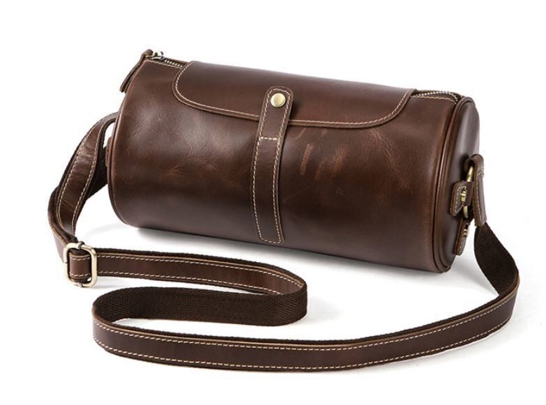 Мужская кожаная сумка-кросс-боди Vintage SO-14694 коричневая SO-14694 фото