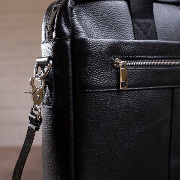 Мужской кожаный портфель Vintage SO-14794 черный SO-14794 фото
