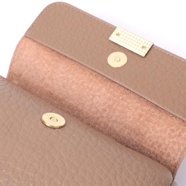 Женская кожаная сумка-кросс-боди Vintage SO-22403 бежевая SO-22403 фото