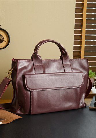 Бордова шкіряна сумка-портфель BlankNote BN-BAG-50-vin BN-BAG-50-vin фото