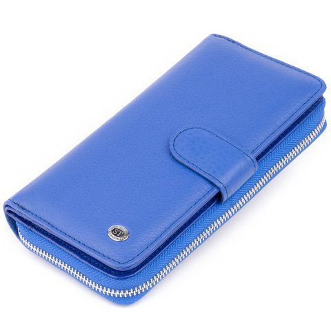 Синий кошелек-клатч из натуральной кожи ST Leather SO-19305 SO-19305 фото