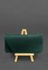 Зеленый чехол для очков из натуральной кожи BlankNote BN-GC-23-malachite фото 1