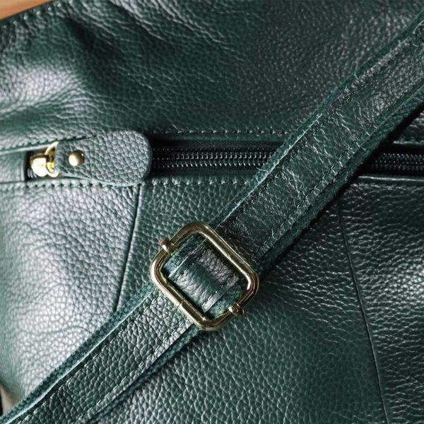 Женская кожаная сумка-кросс-боди Vintage SO-SALE_15120 зеленая SO-sale_15120 фото