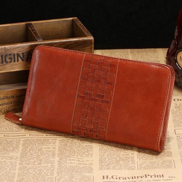 Чоловіча шкіряна барсетка Vintage SO-14189 коричнева SO-14189 фото