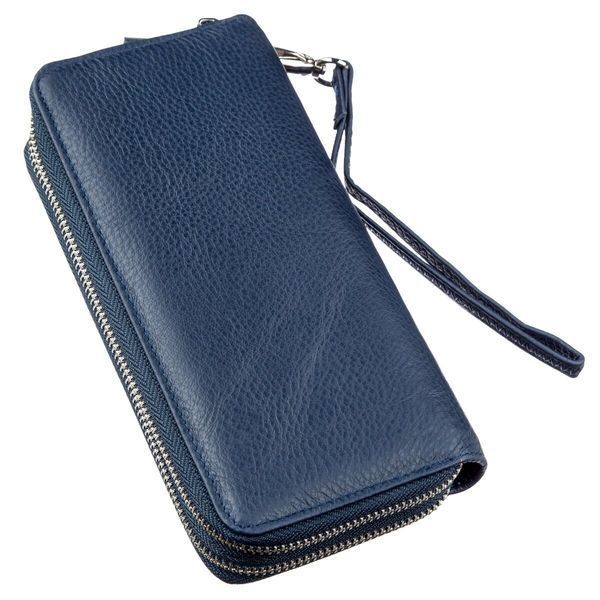 Синій шкіряний гаманець-клатч ST Leather SO-18869 SO-18869 фото