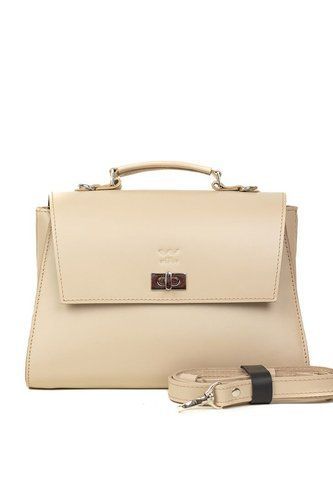 Бежевий жіноча шкіряна сумка крос-боді The Wings TW-Classic-beige-ksr TW-Classic-beige-ksr фото
