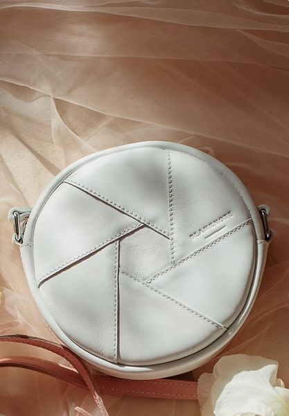 Жіноча біла сумка крос-боді з натуральної шкіри BlankNote BN-BAG-11-light BN-BAG-11-light фото