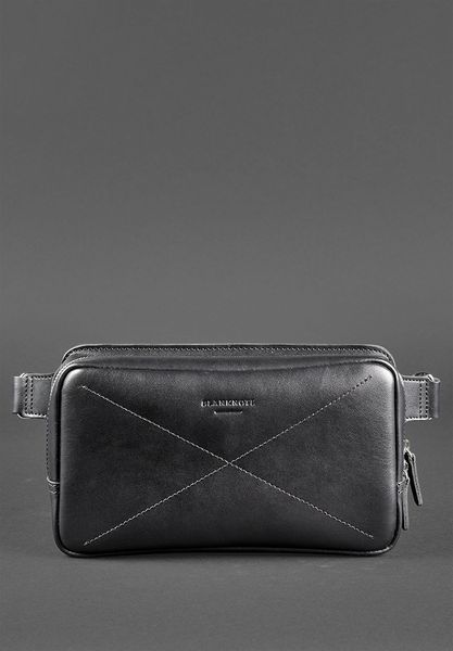 Чорна шкіряна поясна сумка BlankNote BN-BAG-20-g BN-BAG-20-g фото