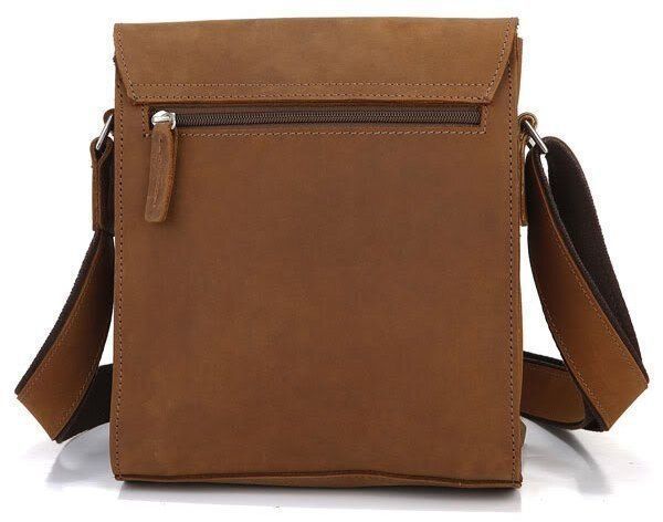 Мужская кожаная сумка-кросс-боди Vintage SO-14159 коричневая SO-14159 фото