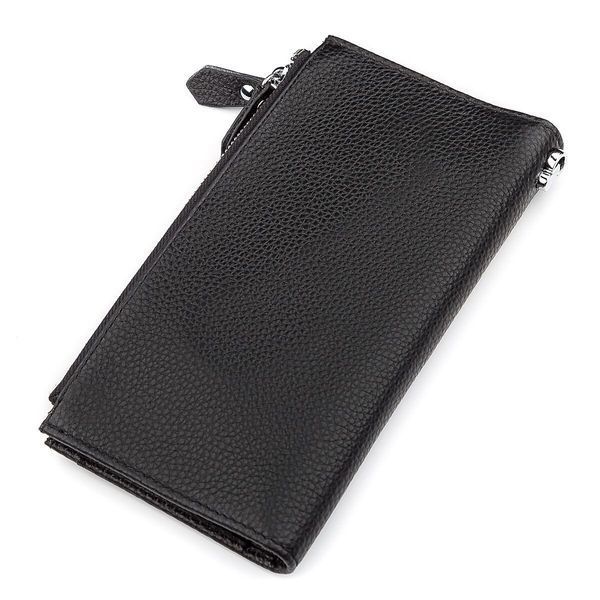 Черный кожаный кошелек-клатч ST Leather SO-18383 SO-18383 фото