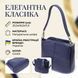 Жіноча шкіряна сумка-тоут Vintage SO-22976 синя SO-22976 фото 3