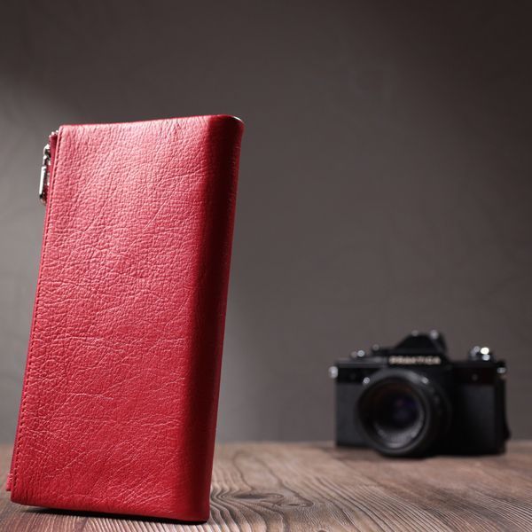 Кожаный кошелек-клатч красного цвета ST Leather SO-22699 SO-22699 фото