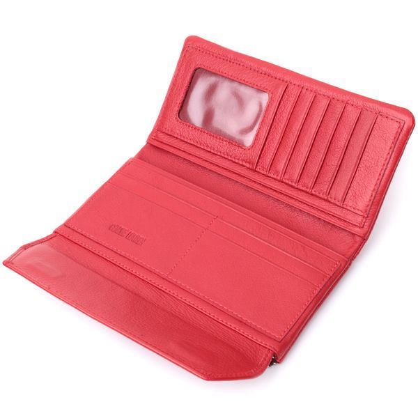 Кожаный кошелек-клатч красного цвета ST Leather SO-22699 SO-22699 фото