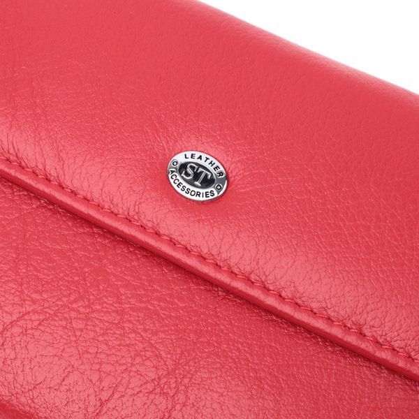 Кожаный кошелек-клатч красного цвета ST Leather SO-22699 SO-22699 фото