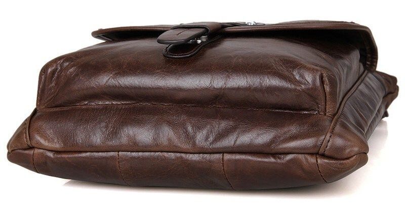 Мужская кожаная сумка-кросс-боди Vintage SO-14091 коричневая SO-14091 фото