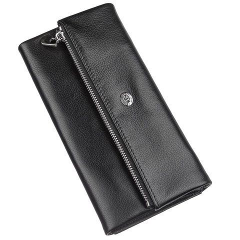 Кожаный кошелек-клатч черного цвета ST Leather SO-20090 SO-20090 фото