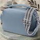 Женская кожаная сумка-кросс-боди Vintage SO-22920 голубая SO-22920 фото 4