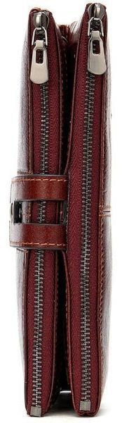 Бордовий шкіряний гаманець-клатч Vintage SO-14906 SO-14906 фото