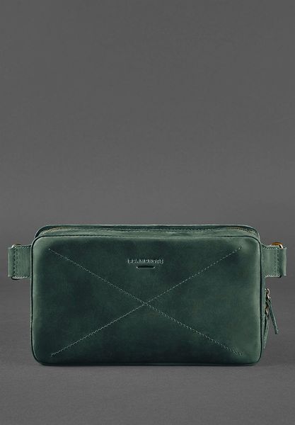 Зелена шкіряна поясна сумка BlankNote BN-BAG-20-iz BN-BAG-20-iz фото