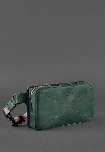 Зелена шкіряна поясна сумка BlankNote BN-BAG-20-iz BN-BAG-20-iz фото