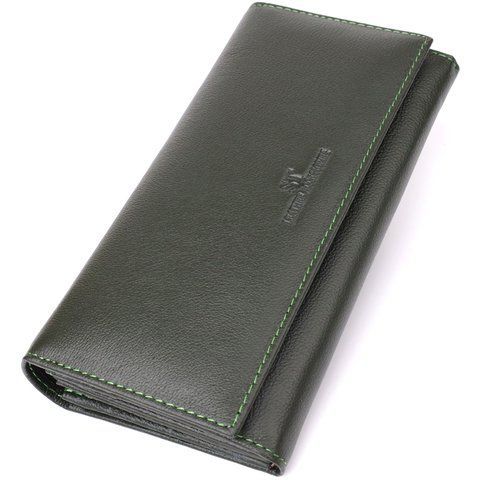 Зеленый кожаный кошелек-клатч ST Leather SO-23067 SO-23067 фото