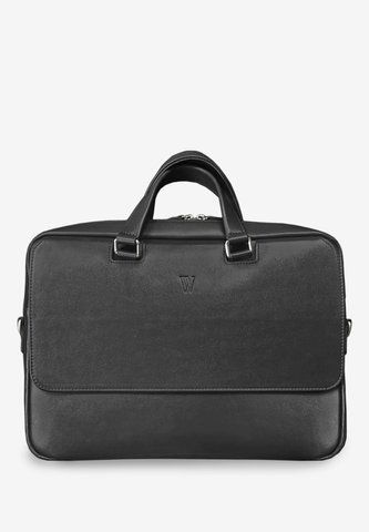Чорна шкіряна сумка-портфель The Wings TW-Style-black TW-Style-black фото