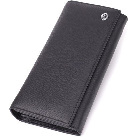 Кошелек-клатч из натуральной кожи черного цвета ST Leather SO-23097 SO-23097 фото