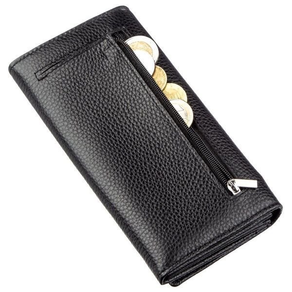 Кожаный кошелек-клатч черного цвета ST Leather SO-18859 SO-18859 фото