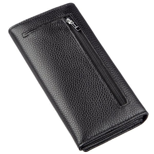Кожаный кошелек-клатч черного цвета ST Leather SO-18859 SO-18859 фото