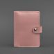 Розовая кожаная обложка для паспорта BlankNote BN-OP-3-pink-peach фото 5