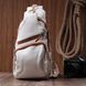 Жіноча сумка-слінг з екошкіри Vintage SO-22752 біла SO-22752 фото 8