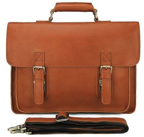 Кожаный портфель унисекс Vintage SO-14937 рудий SO-14937 фото