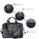 Чоловічий шкіряний портфель SHVIGEL SO-11041 чорний SO-11041 фото 4